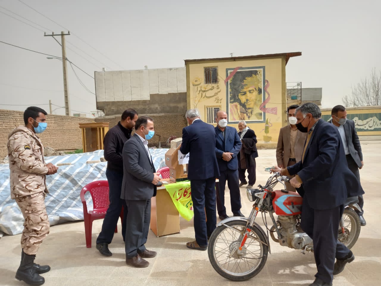 گزارش تصویری :پایگاه جشن احسان و نیکوکاری در مصلای نمازجمعه شهر کوهنانی