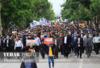 گزارش تصویری راهپیمایی روز قدس در شهرستان کوهدشت