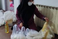 تهیه و توزیع ۴۴۵ بسته معیشتی خوراکی توسط انجمن خیریه صحابه‌ نورالزهرا(س) در ماه رمضان