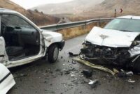 تصادف ۲ خودرو در جاده روستایی ظفرآباد دلفان