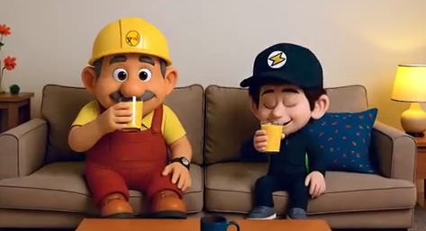 موشن گرافی/بابا برقی و کامی روشن