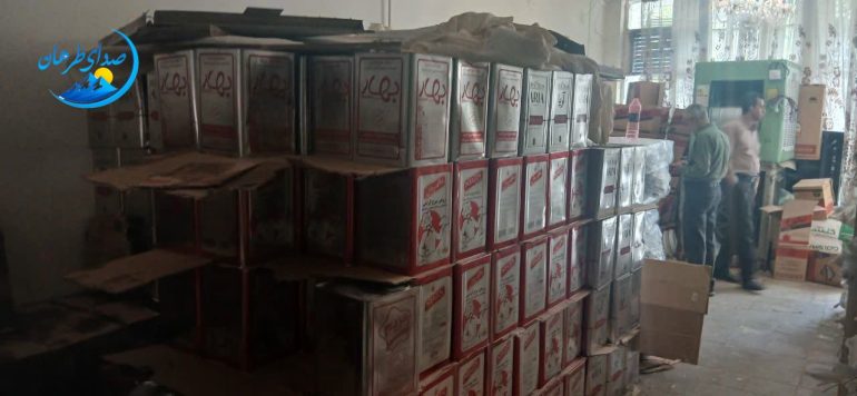 کشف هشت تن روغن فاسد و پلمب یک اغذیه‌فروشی در بروجرد